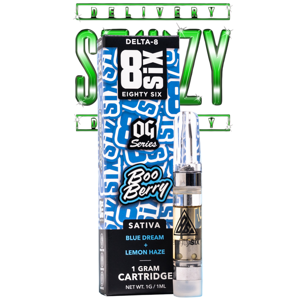 Cartucho Boo Berry Delta-8 (Blue Dream)
