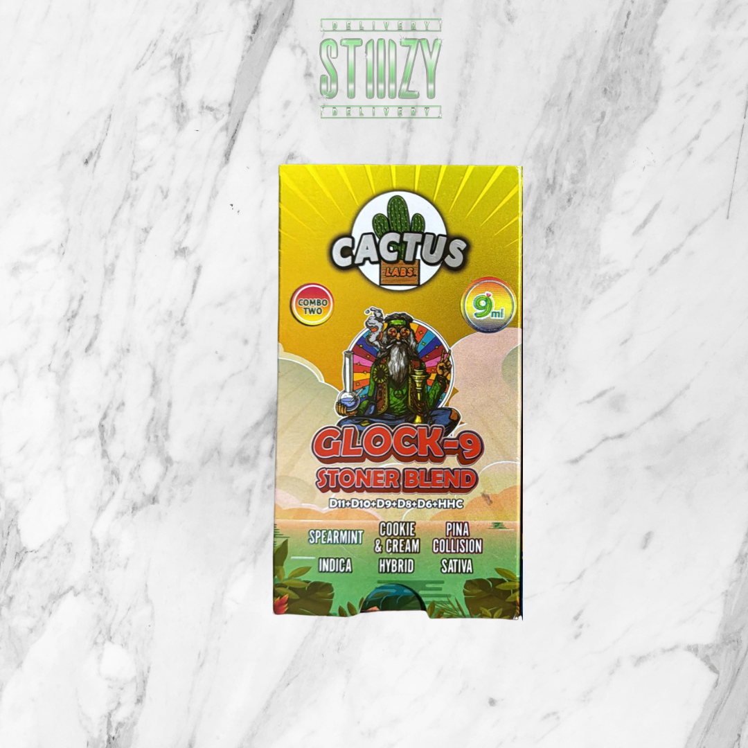 Pod Thc Cactus Label • 9ML Glock-9