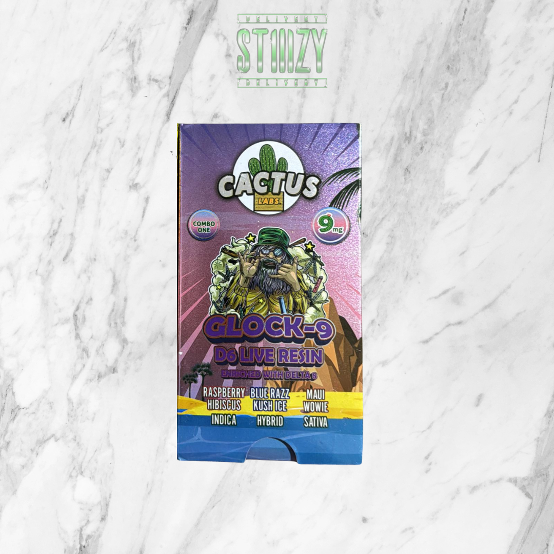 Pod Thc Cactus Label • 9ML Glock-9