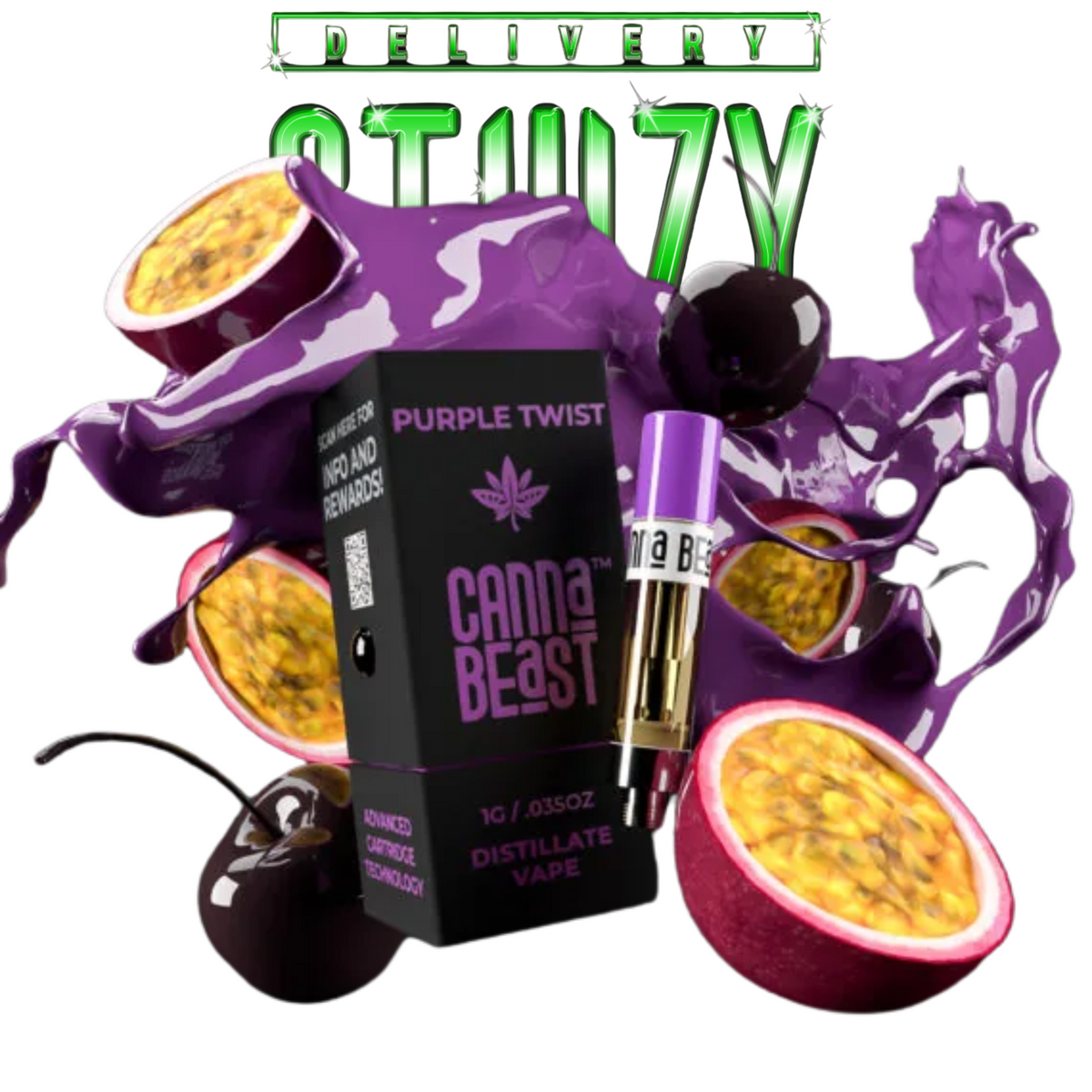 Cartucho Canna Beast – Purple Twist Delta-