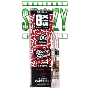 Cartucho Berry Slush Delta-8 (Strawberry + Mojito)