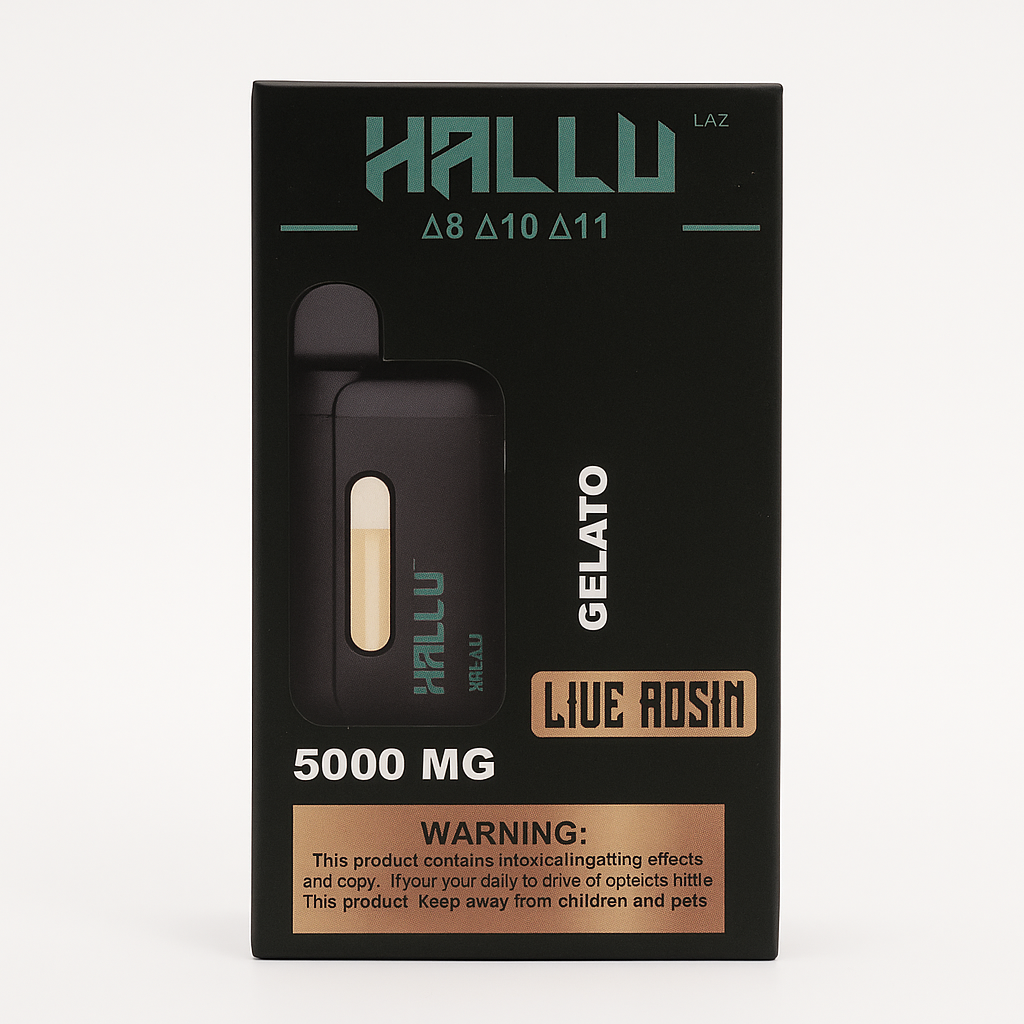 Pod Hallu Labz • Gelato - 5000 Mg + Kit Limpeza