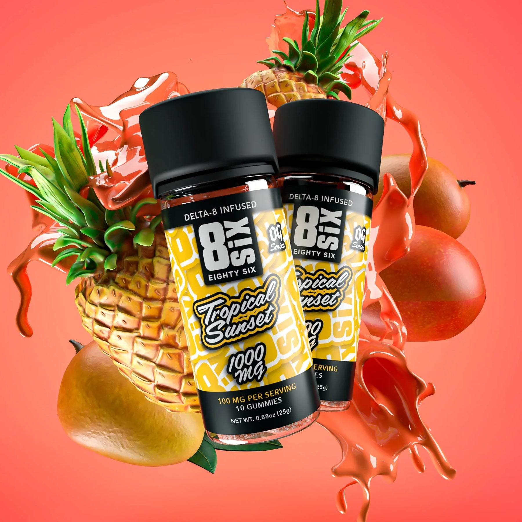 GOMAS THC - Tropical Sunset 1000MG Delta-8