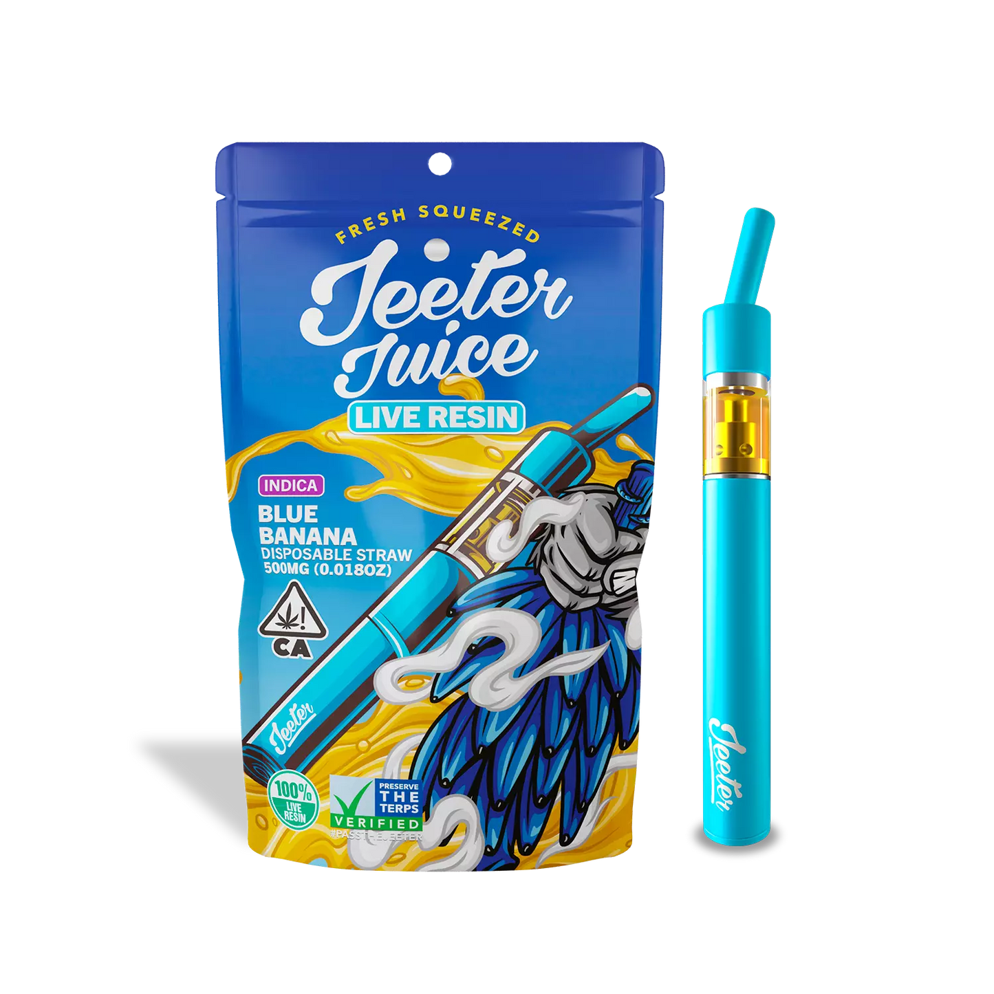 Pod Thc Jeeter Juice • Blue Banana -| Indica | 90,2%