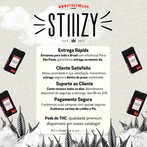 Pod Stiiizy • 5G 1:1 CBD Mango / Kit Limpeza