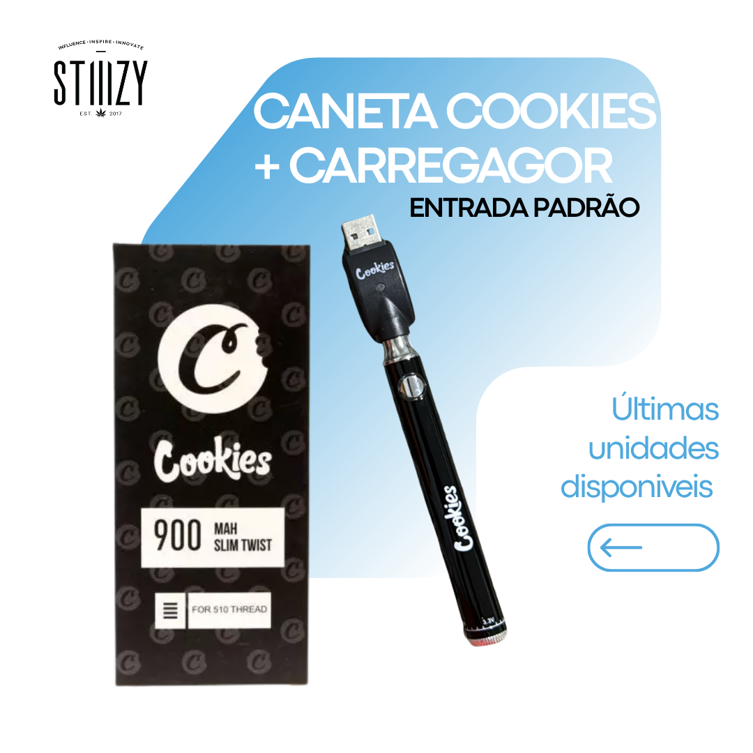 Caneta Refil Cookies • Voltagem ajustável 3.3V - 4.8 + Carregador